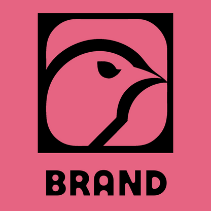 Bird Head Rounded Square Logo preview
