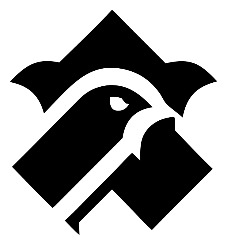 Falcon Head Diamond Logo