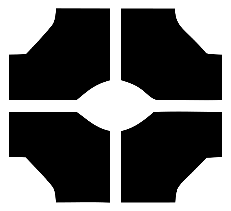 Brutalist Lips Split Logo