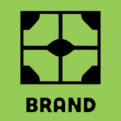 Brutalist Lips Split Logo preview