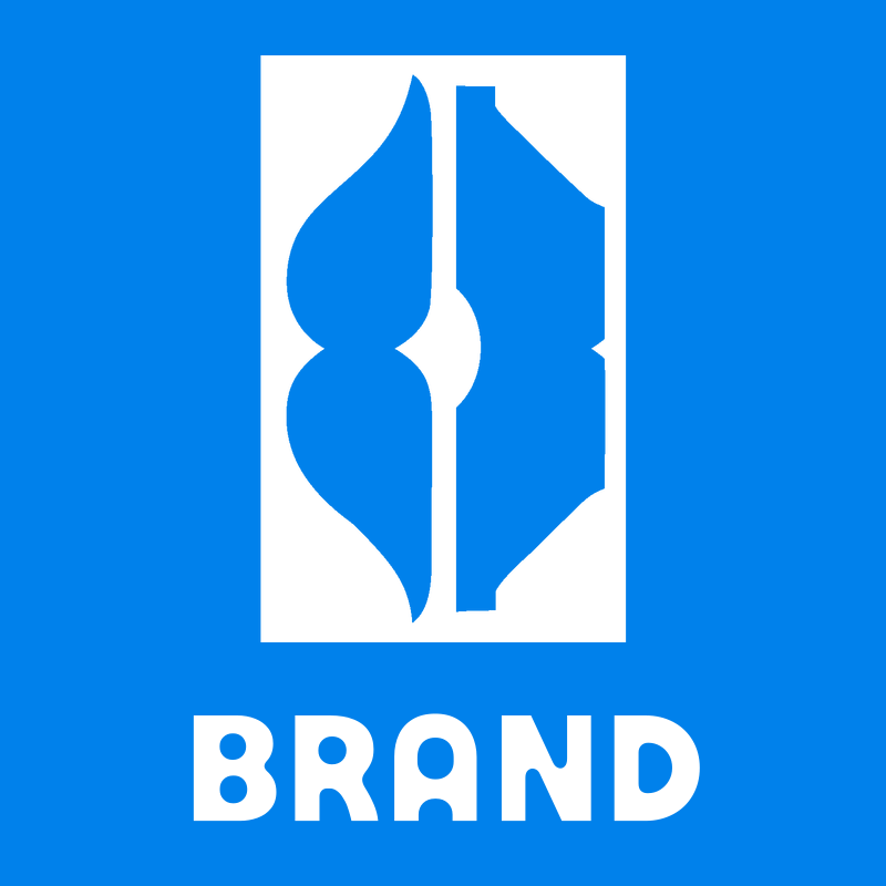 Split Mouth Brutalist Logo preview
