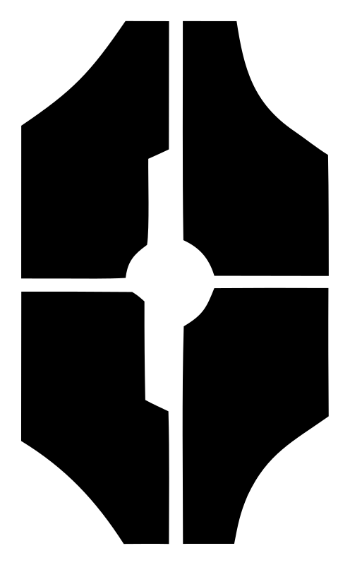 Shield Split Lips Logo