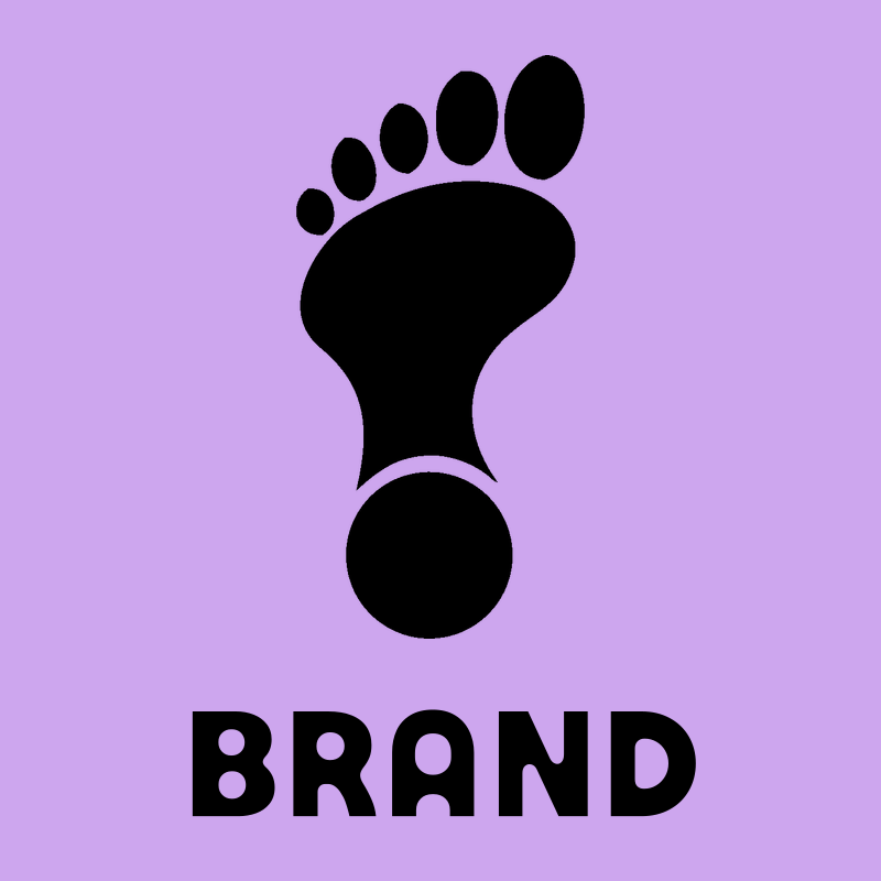 Bare Foot Silhouette Logo preview