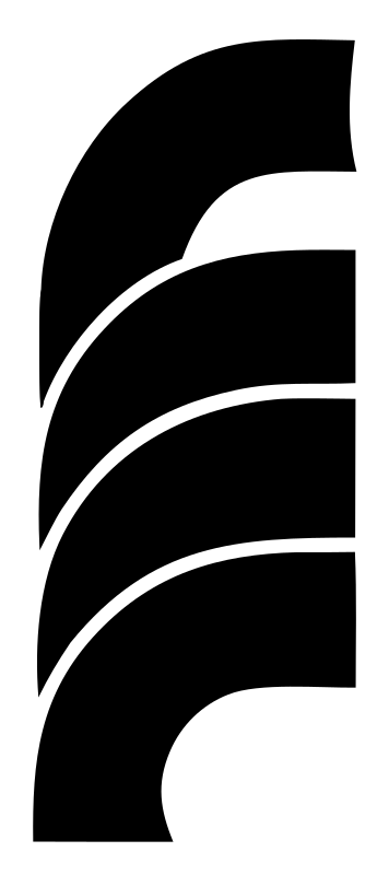 Layered Feather Blade Logo