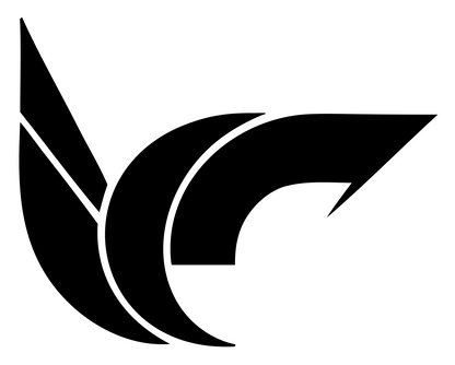 Swept Wing Blade Logo #ffffff/#000000