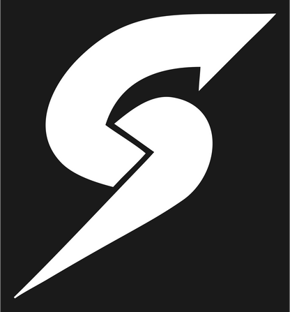 Lightning S Bolt Logo #1a1a1a/#ffffff
