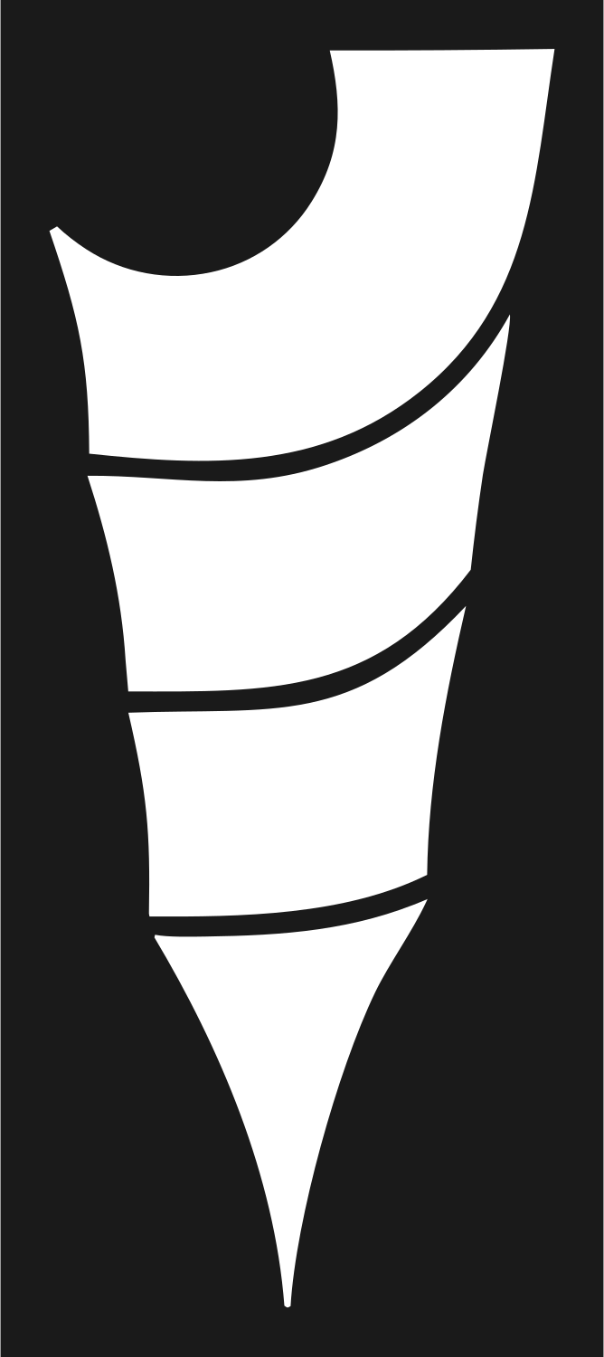 Tapered Drill Bit Logo #1a1a1a/#ffffff