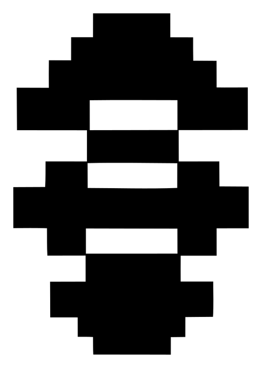 Pixel Art Microphone Capsule Logo