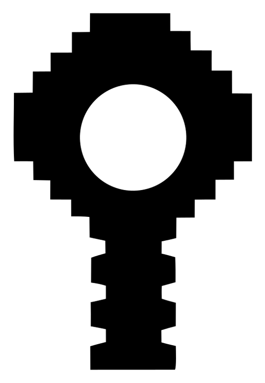 Pixel Mic Head Logo