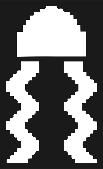 Pixel Bolt Microphone Logo #1a1a1a/#ffffff