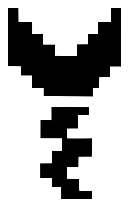 Pixel Handheld Microphone Logo