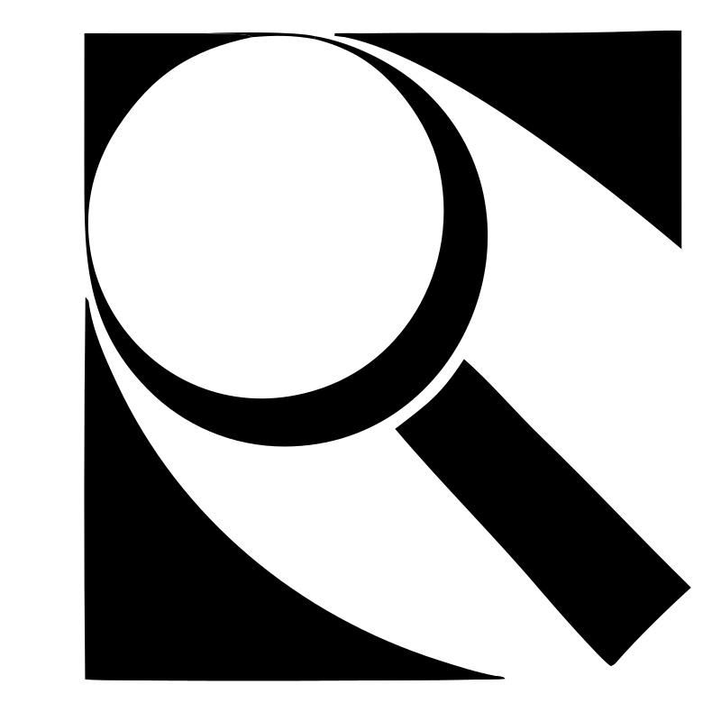 Swiss Style Magnifier Logo