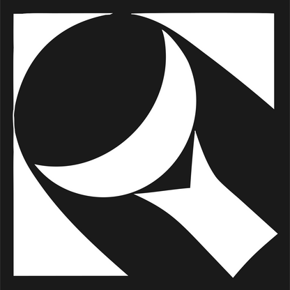 Magnifying Glass Bold Logo #1a1a1a/#ffffff