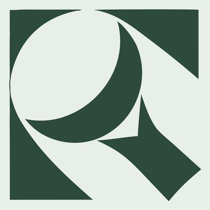Magnifying Glass Bold Logo #e8efe9/#2d4a3e