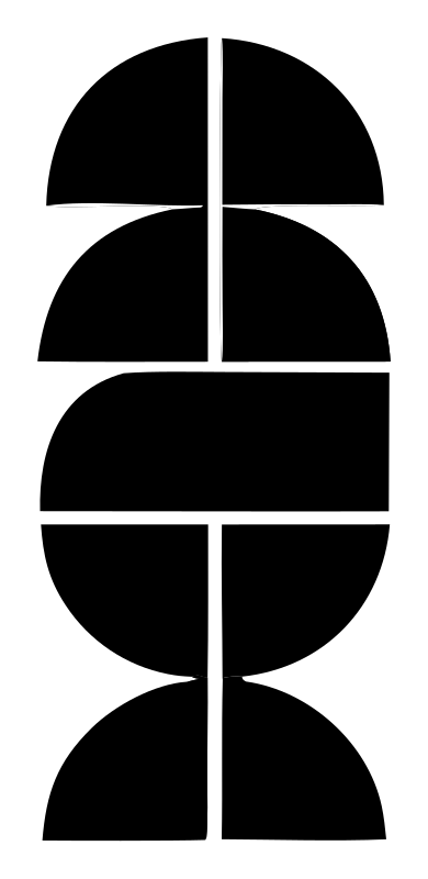 Geometric Cat Totem Emblem