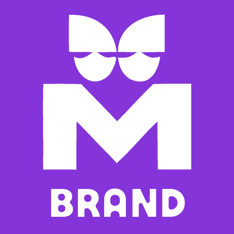 Bold Letter M Cat Face Icon preview