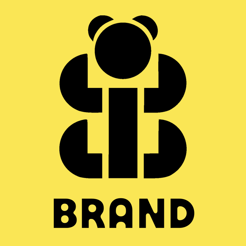 Brutalist Stacked Bear Body Mark preview