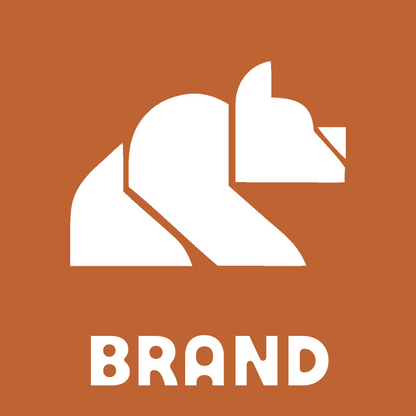 Brutalist Block Bear Silhouette Mark preview