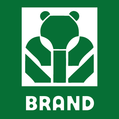 Brutalist Block Panda Bear Mark preview