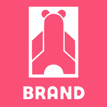 Brutalist Block Bear Rocket Body Mark preview
