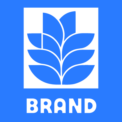Layered Overlap Bold Leaf Plant Crest preview