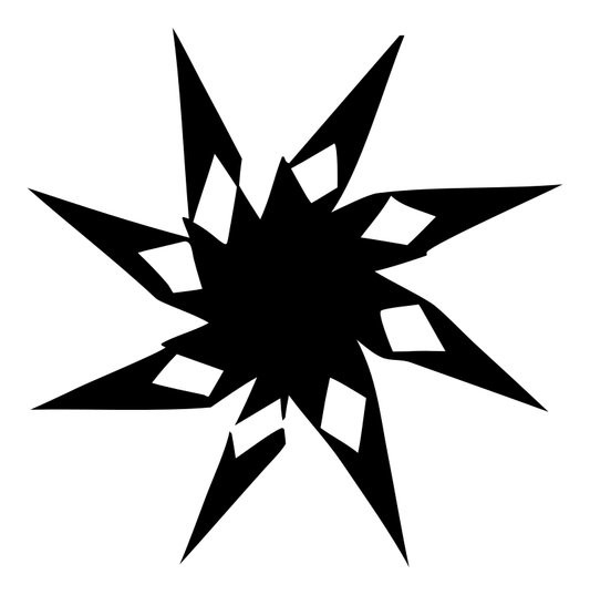 Jagged Shard Burst Explosion Fox Mark