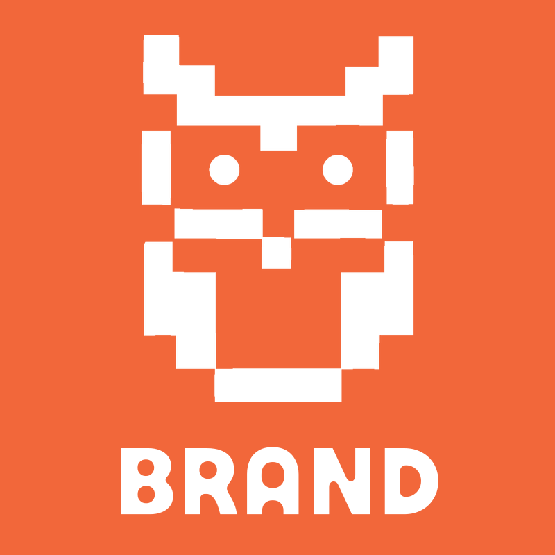 8-Bit Blocky Horned Owl Emblem preview