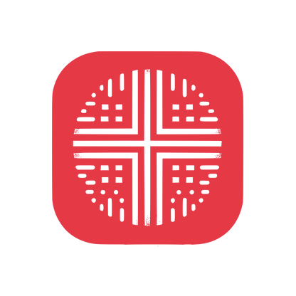 Cross Pattern Logo #E63946
