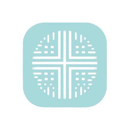 Cross Pattern Logo #A8DADC