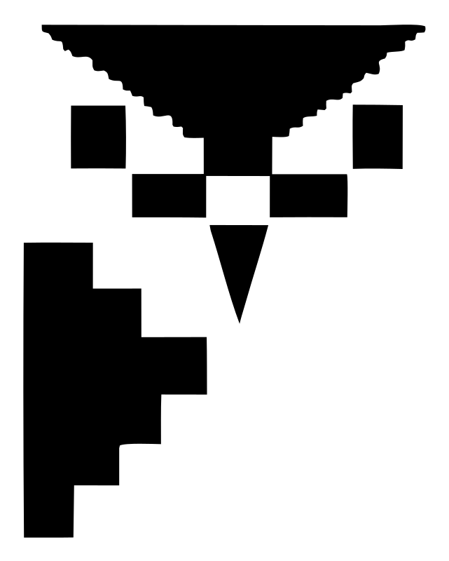 Retro Pixel Staircase Owl Icon