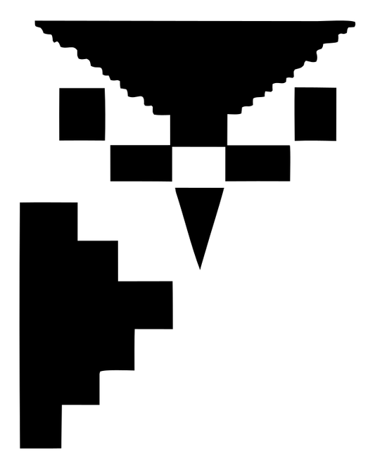 Retro Pixel Staircase Owl Icon