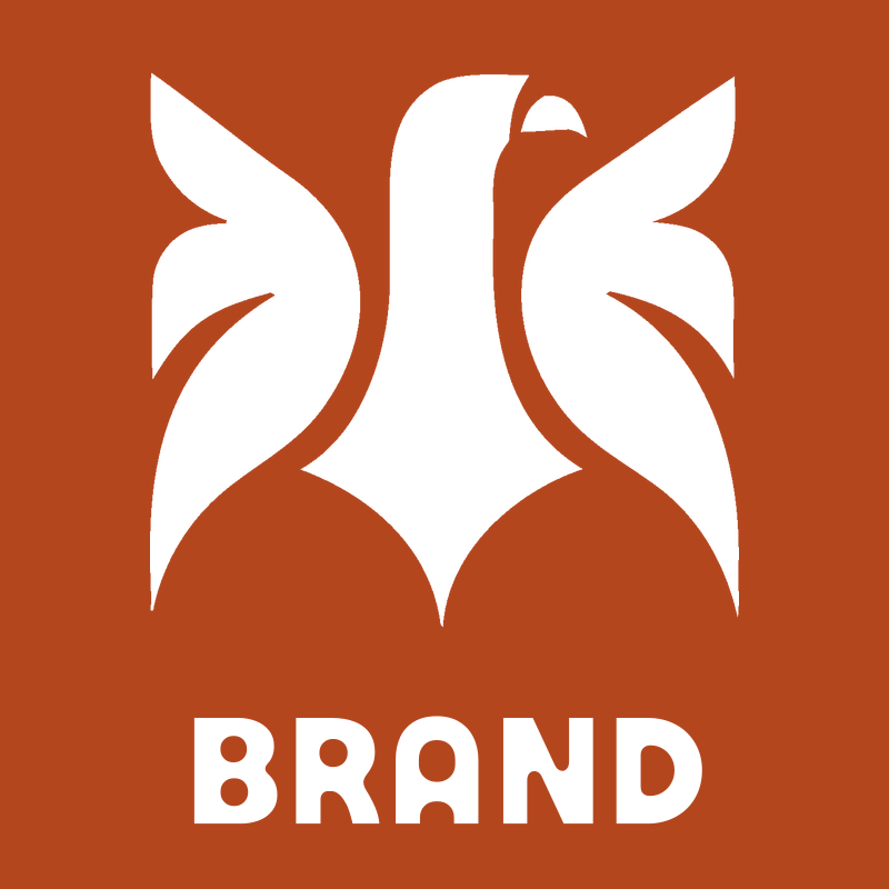 Swiss Style Perched Eagle Silhouette Mark preview