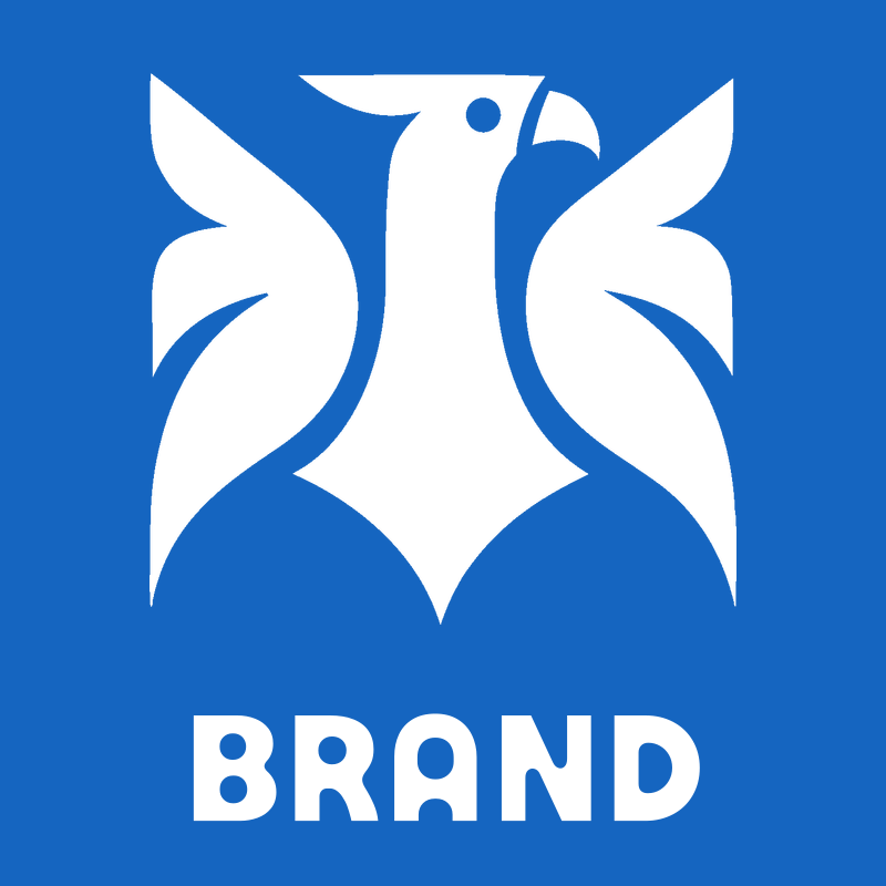 Swiss Style Frontal Eagle Raised Wings Emblem preview