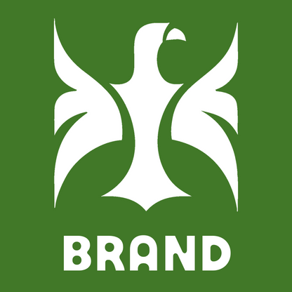 Swiss Style Symmetrical Rampant Eagle Crest preview