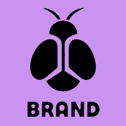 Solid Pictogram Top-Down Firefly Bug Mark preview