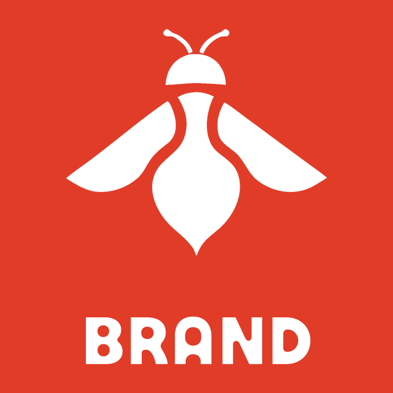 Solid Pictogram Flying Bee Overhead Crest preview