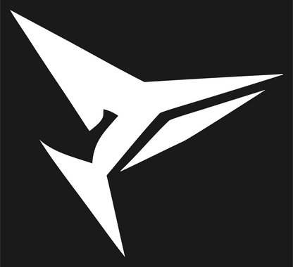 Razor Edge Fractured Whale Strike Crest #1a1a1a/#ffffff