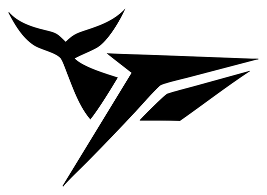 Sliced Futuristic Whale Dive Mark