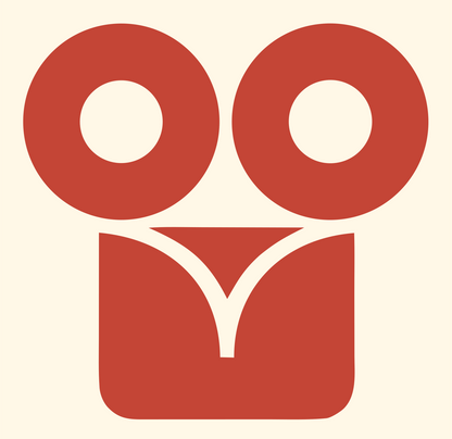 Rabbit Bold Geometric Icon #fff8e7/#c44536