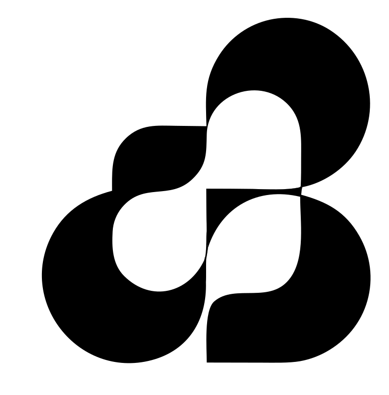 Geometric Rabbit Ears Emblem