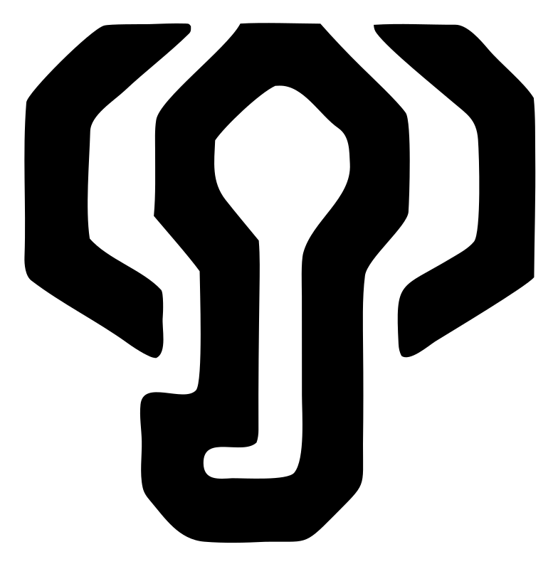 Sci-Fi Elephant Head Circuit Board Mark
