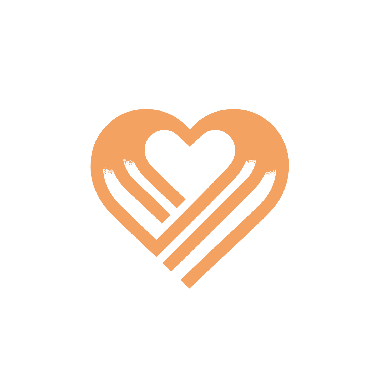 Heart Logo #F4A261