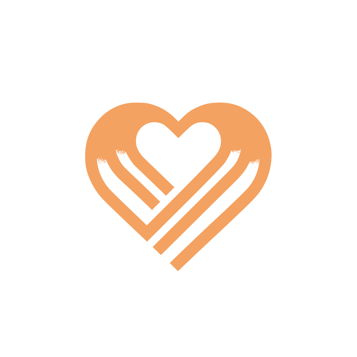 Heart Logo #F4A261