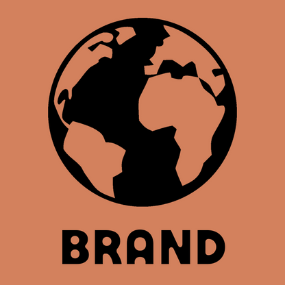 Negative Space Globe Panel Soccer Ball Badge preview