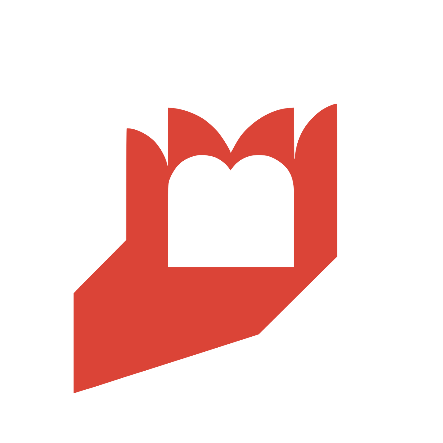 Cat Heart Logo #DB4437