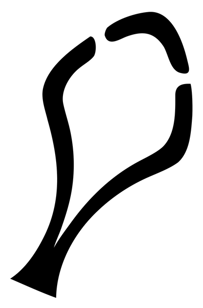Hand-Drawn Loose Stroke Tennis Racket Icon #ffffff/#000000