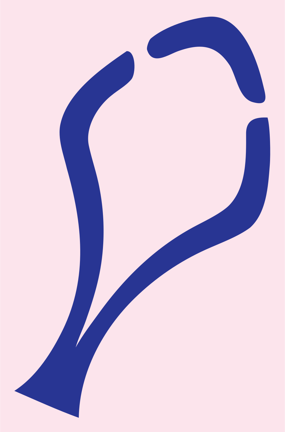 Hand-Drawn Loose Stroke Tennis Racket Icon #fce4ec/#283593