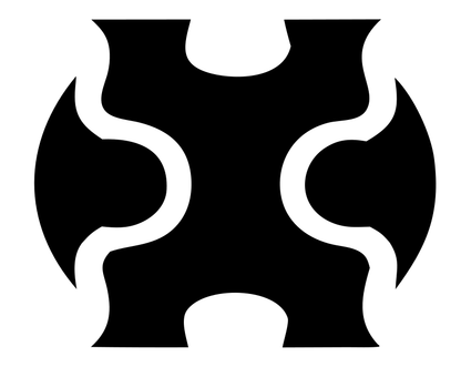 Interlocking Puzzle Piece Skateboard Badge