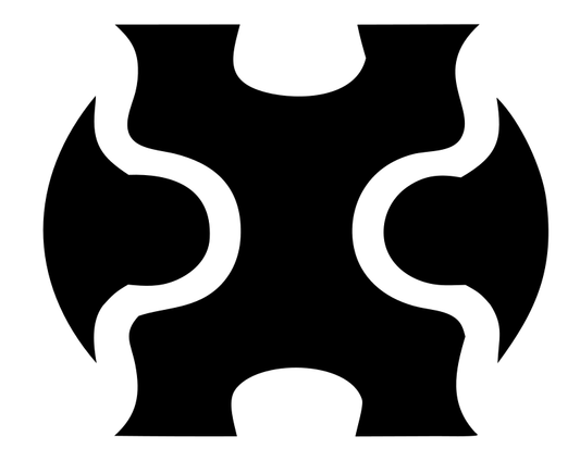 Interlocking Puzzle Piece Skateboard Badge