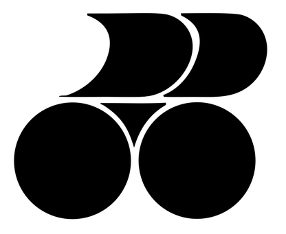 Swiss Negative Space Wheels Bicycle Emblem